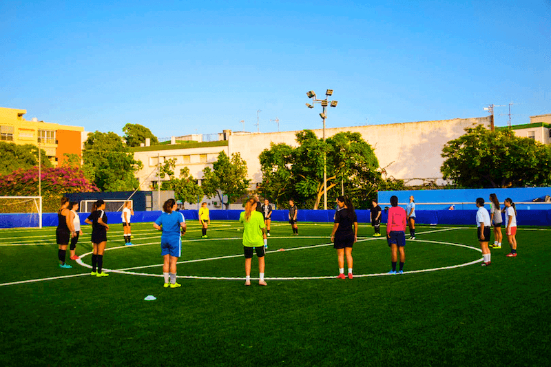Foto Estiramientos Fútbol 11